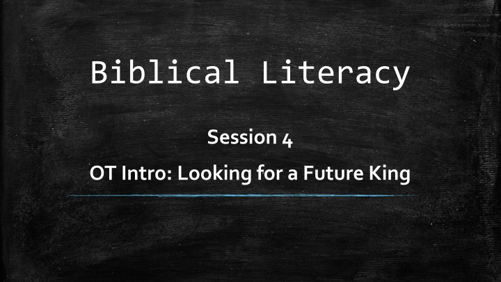 biblical literacy