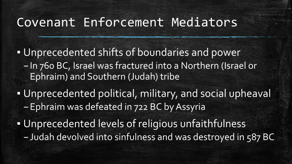 covenant enforcement mediators