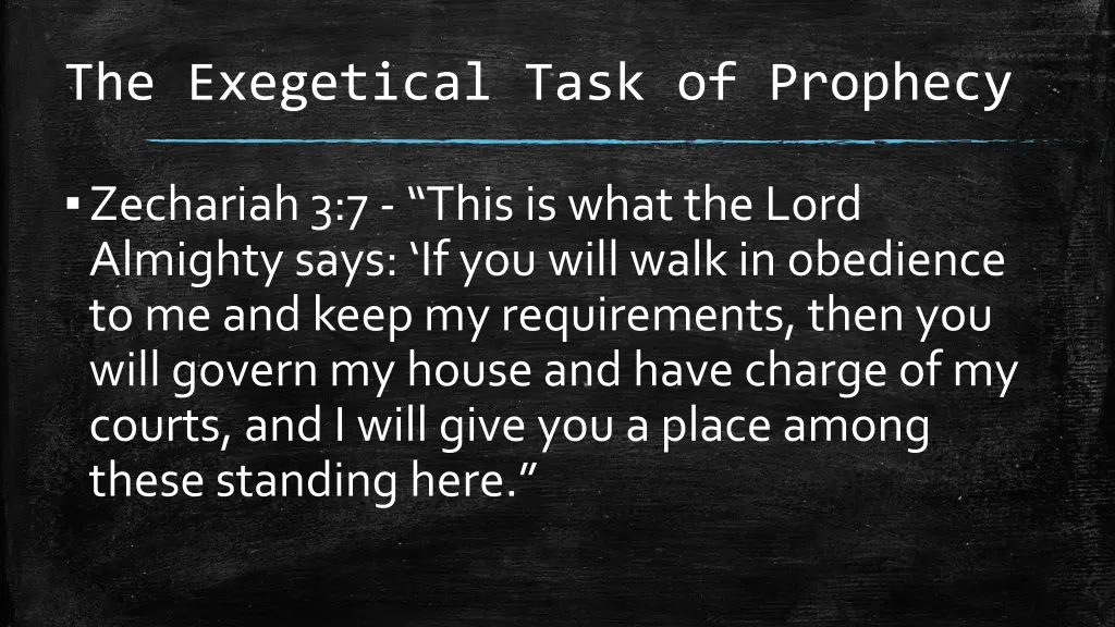 the exegetical task of prophecy 2