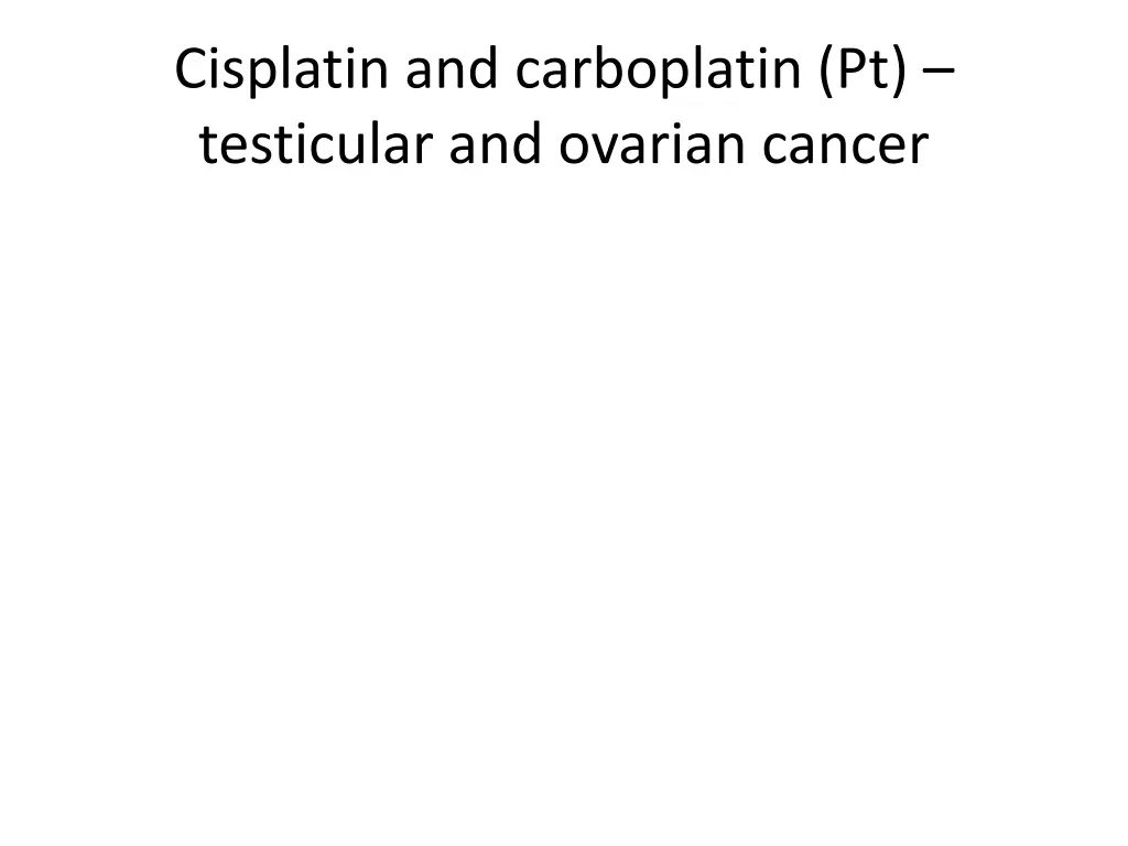 cisplatin and carboplatin pt testicular