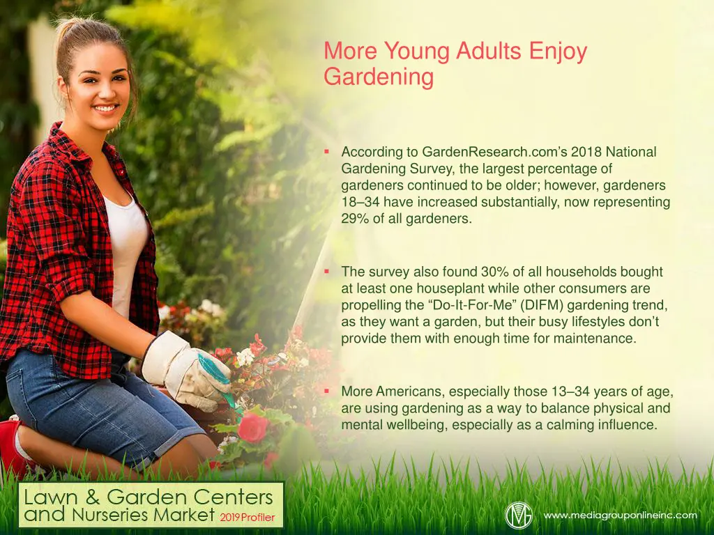 more young adults enjoy gardening