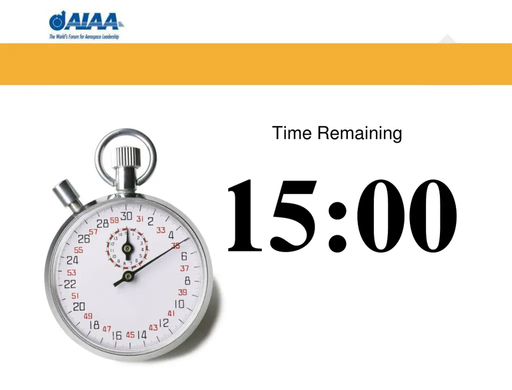 time remaining 15 00 1