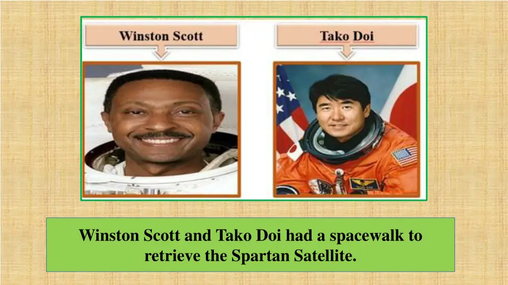 winston scott and tako doi had a spacewalk