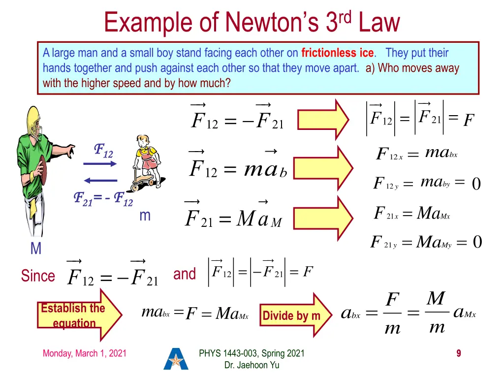 example of newton s 3 rd law