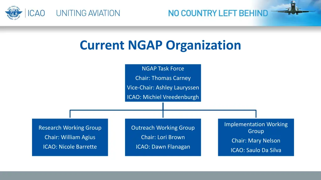 current ngap organization