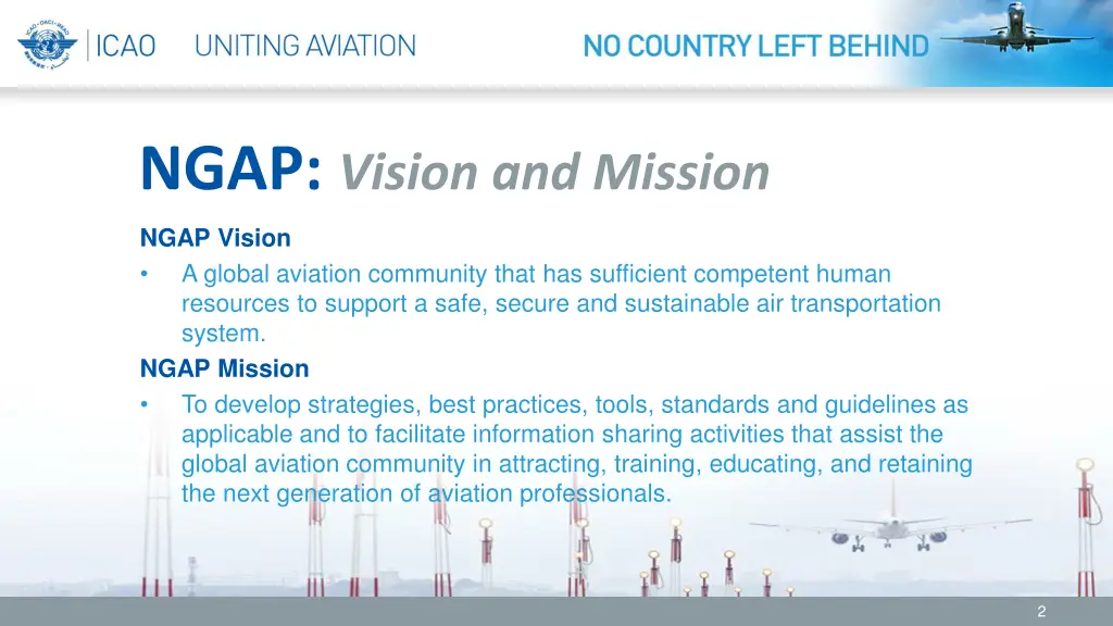 ngap vision and mission