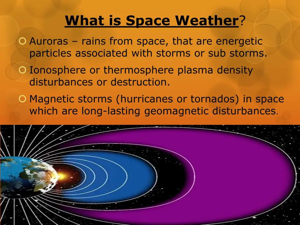 what is space weather