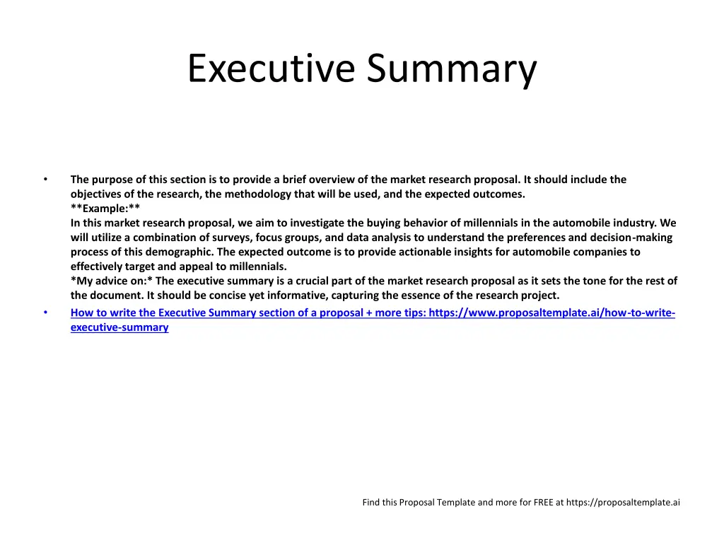 executive summary