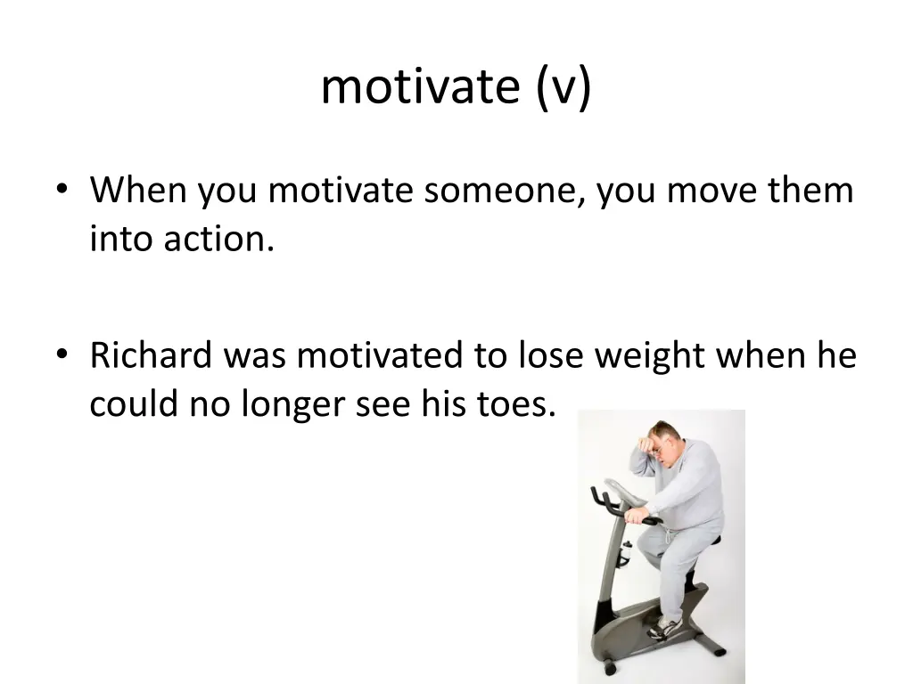 motivate v