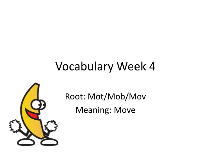 vocabulary week 4