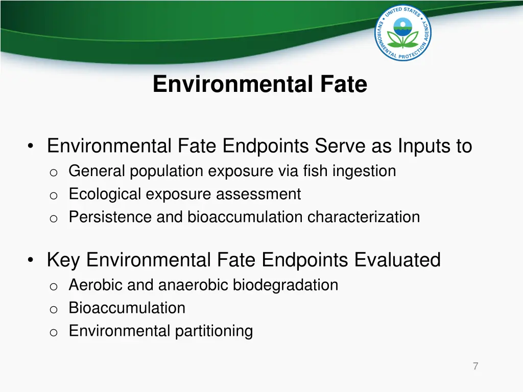 environmental fate