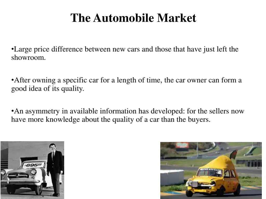 the automobile market