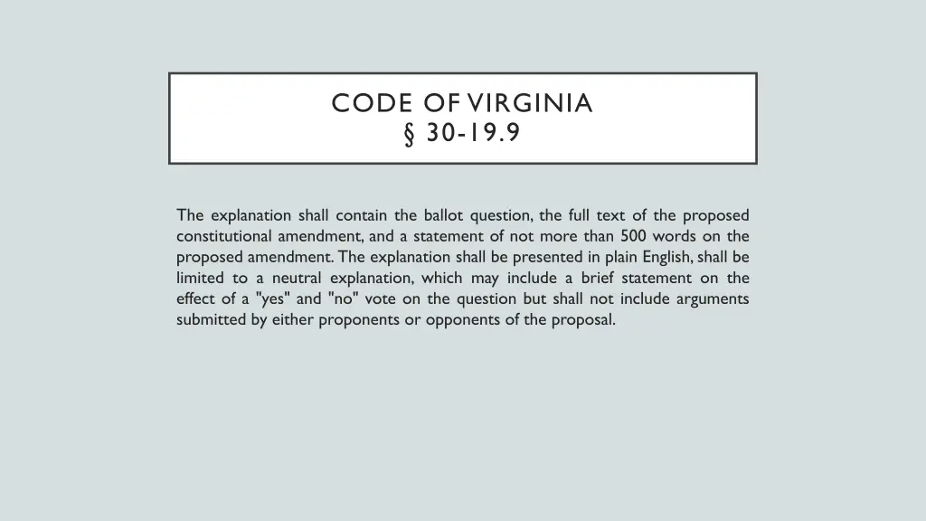 code of virginia 30 19 9