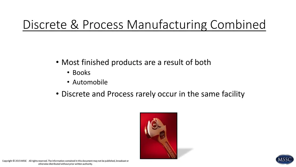 discrete process manufacturing combined