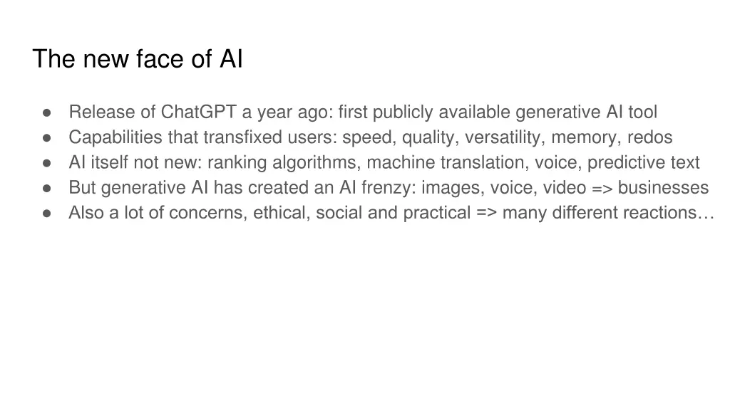 the new face of ai