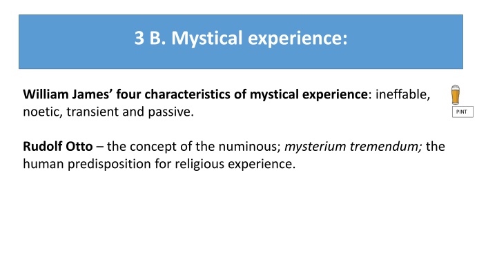 3 b mystical experience