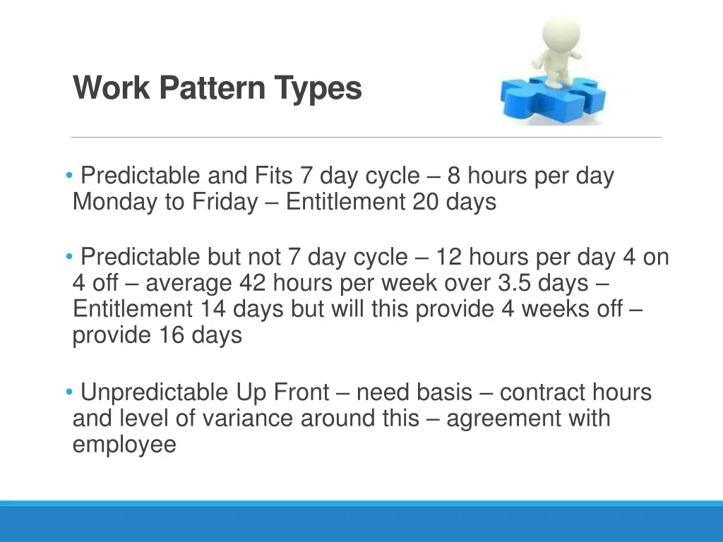 work pattern types