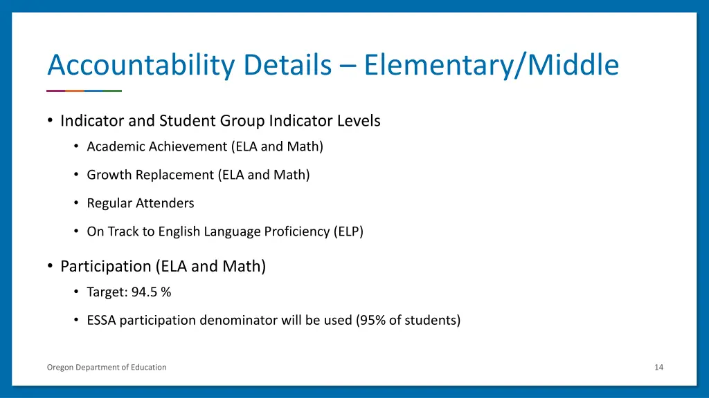 accountability details elementary middle