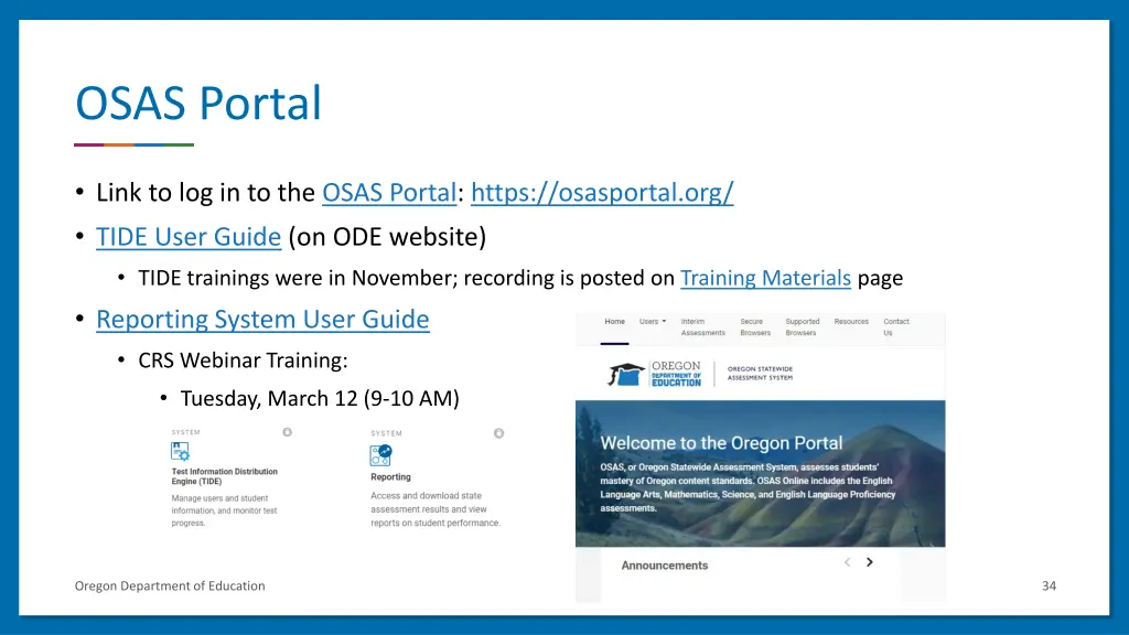 osas portal