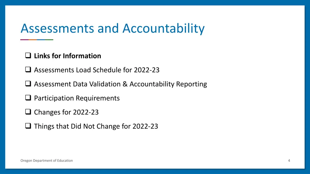 assessments and accountability 1