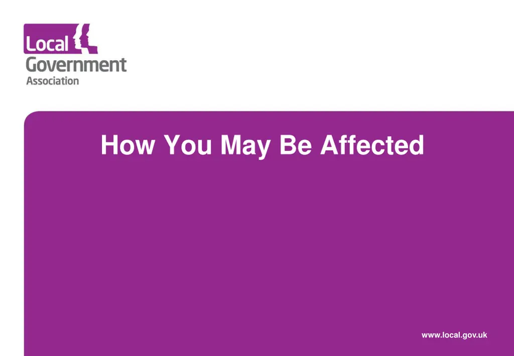 how you may be affected