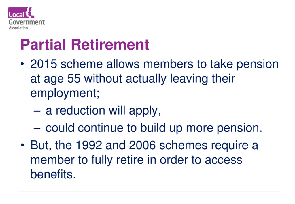 partial retirement 2015 scheme allows members