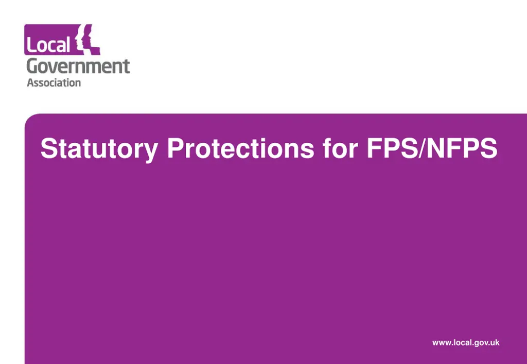 statutory protections for fps nfps