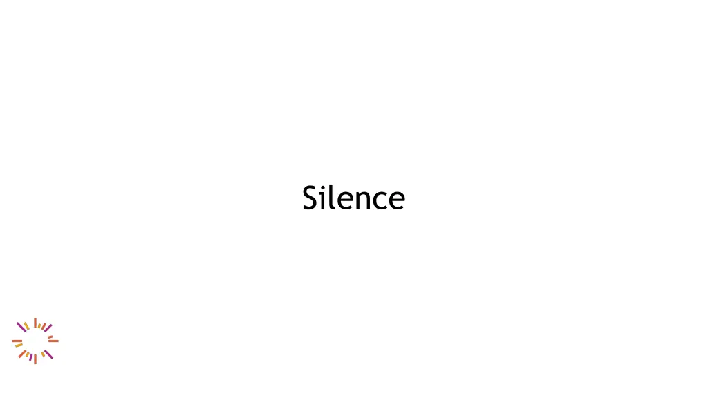 silence 1