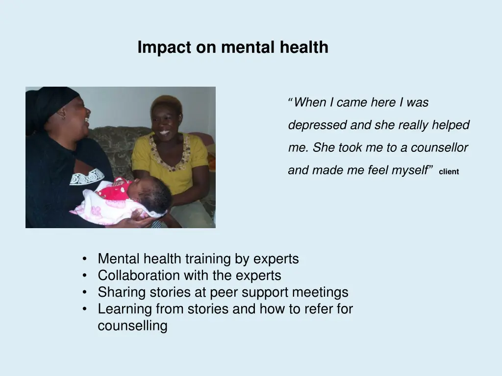 impact on mental health