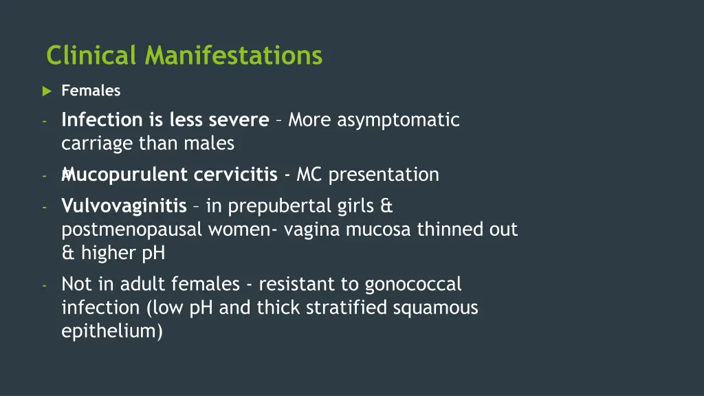 clinical manifestations 1