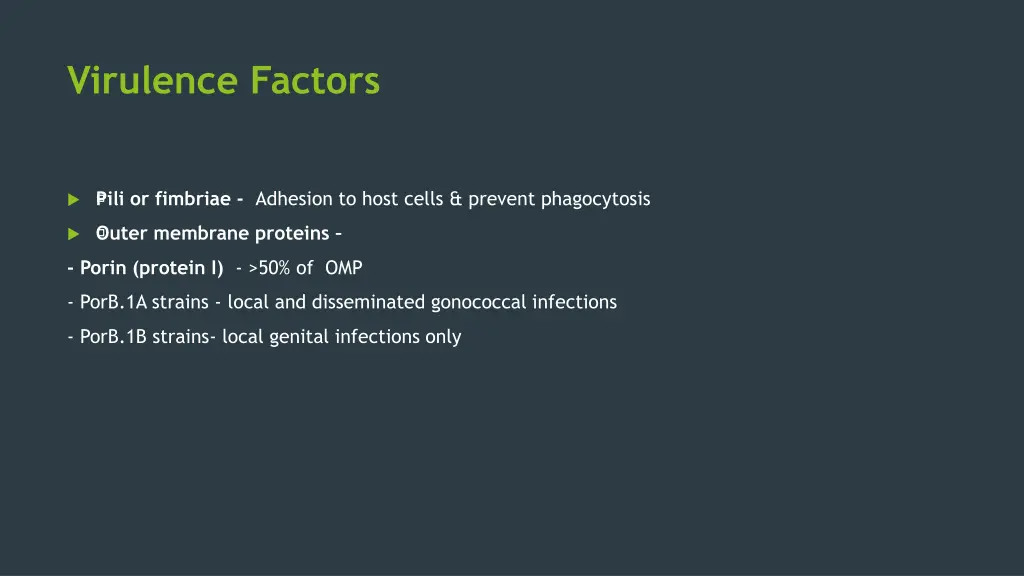 virulence factors