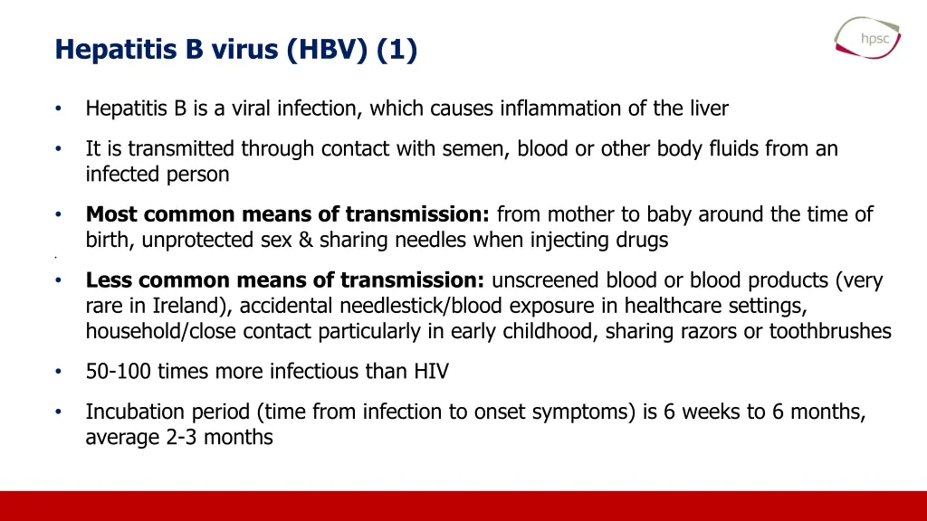 hepatitis b virus hbv 1