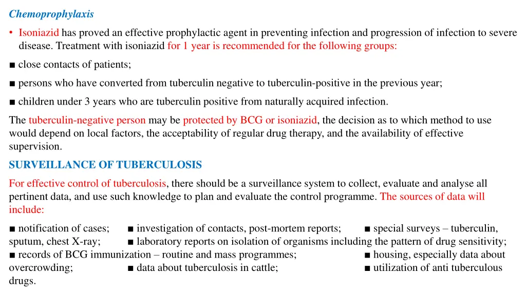 chemoprophylaxis