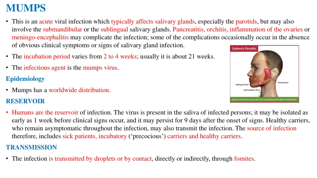 mumps