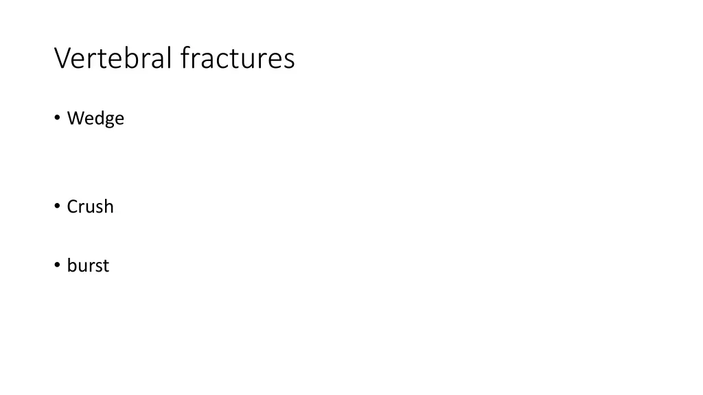 vertebral fractures