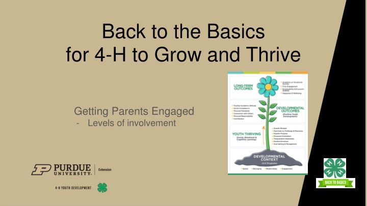 back to the basics for 4 h to grow and thrive