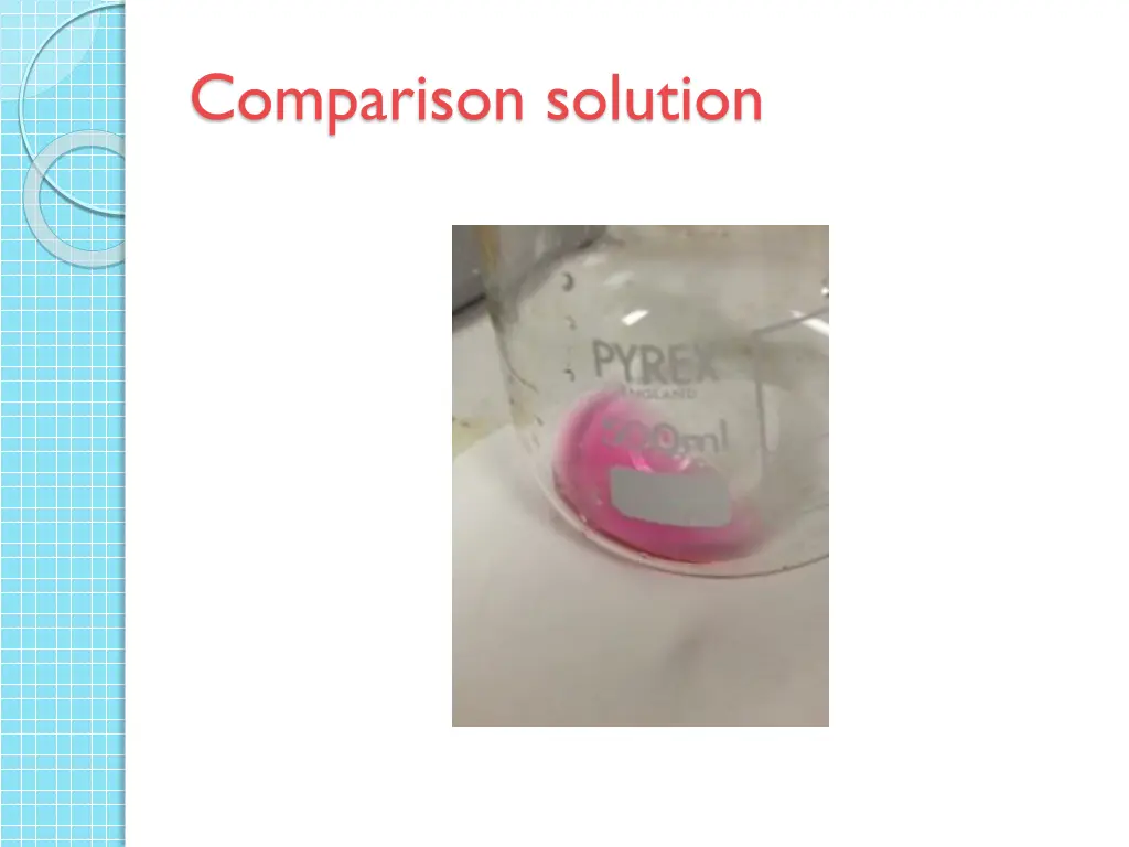 comparison solution