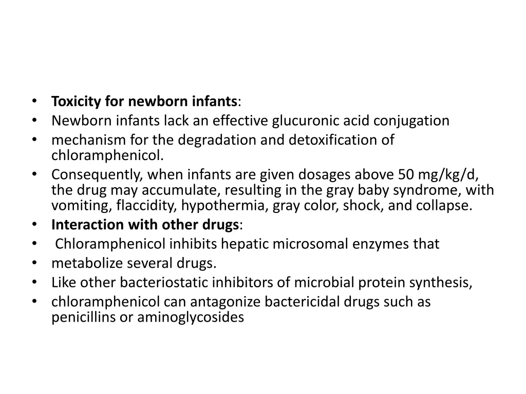 toxicity for newborn infants newborn infants lack