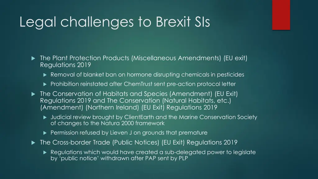 legal challenges to brexit sis