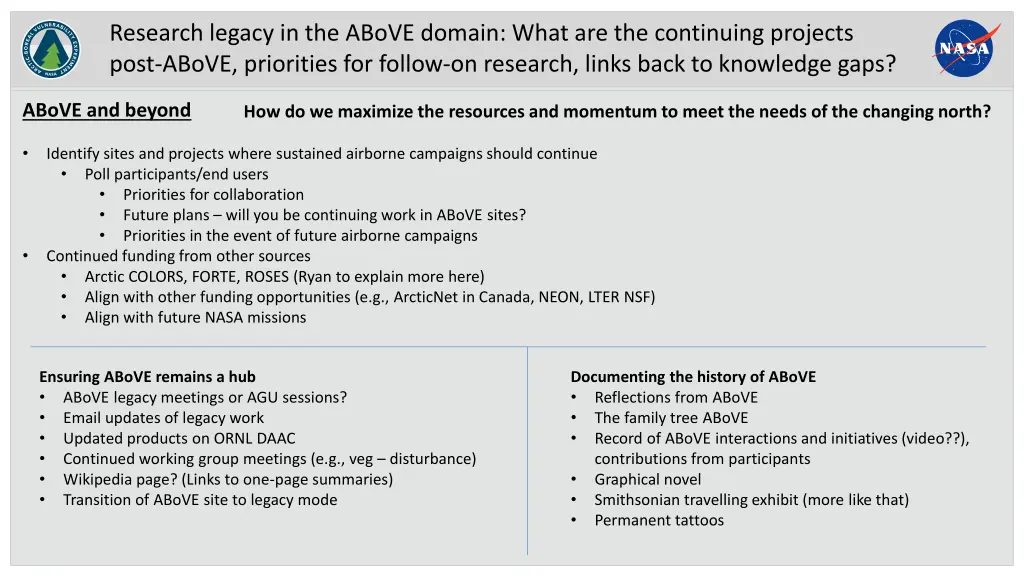 research legacy in the above domain what 4