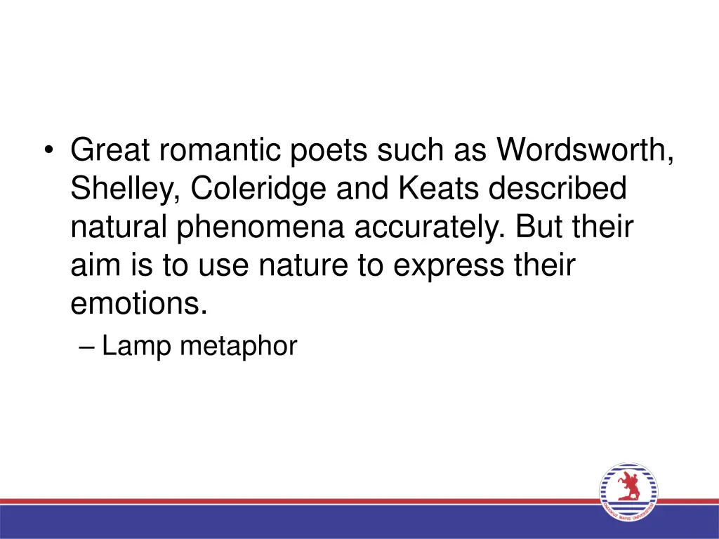 great romantic poets such as wordsworth shelley