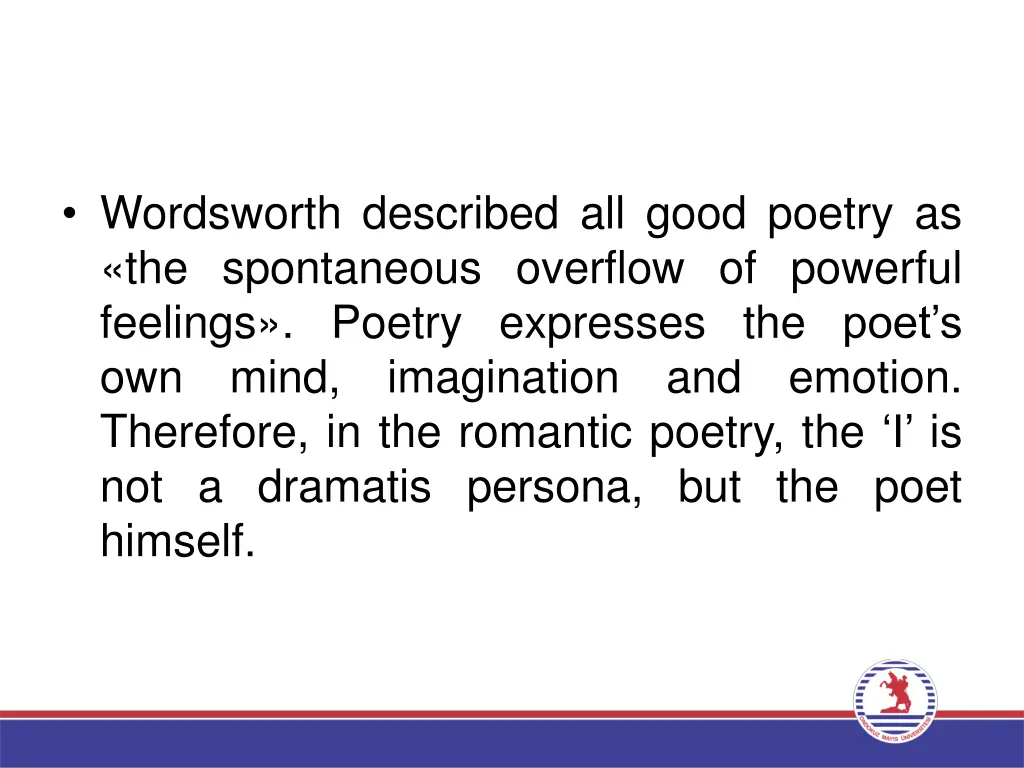 wordsworth described all good poetry