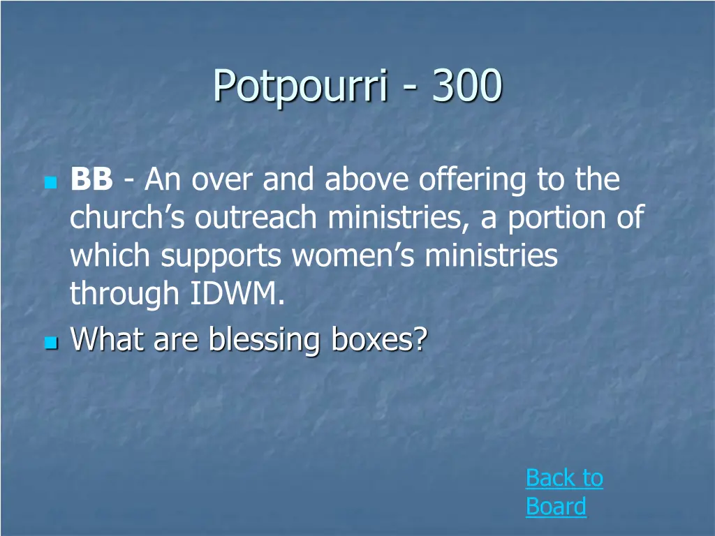 potpourri 300