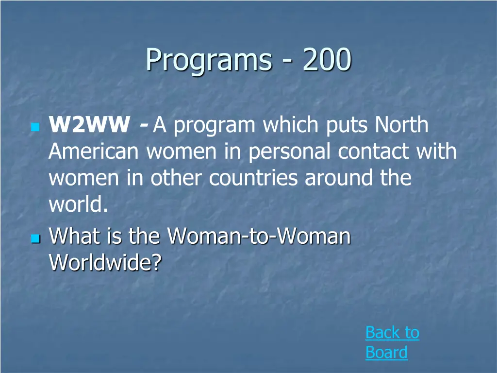 programs 200