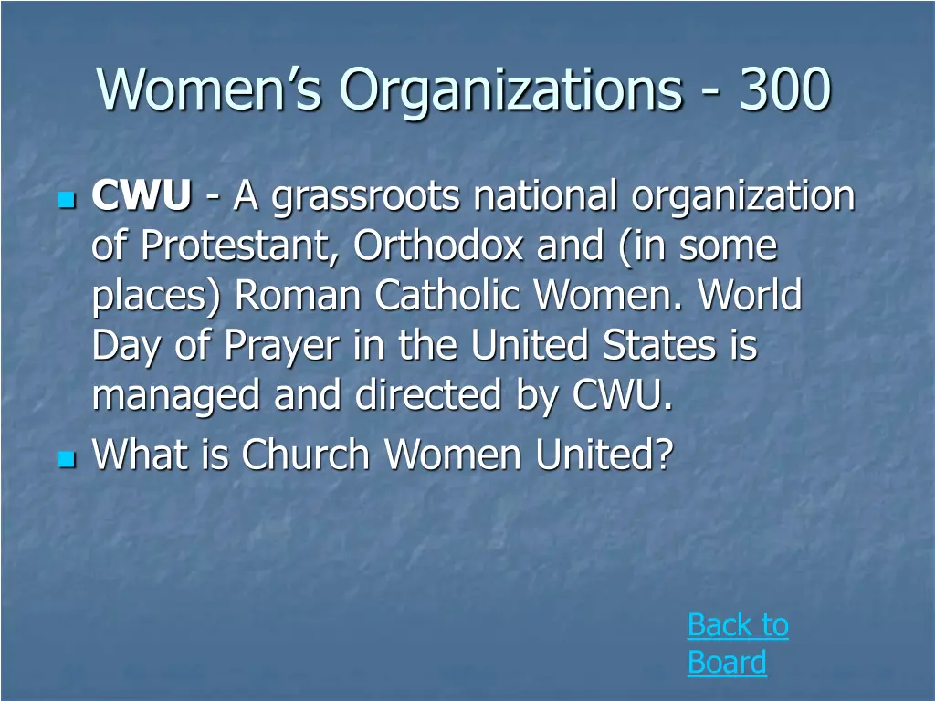 women s organizations 300