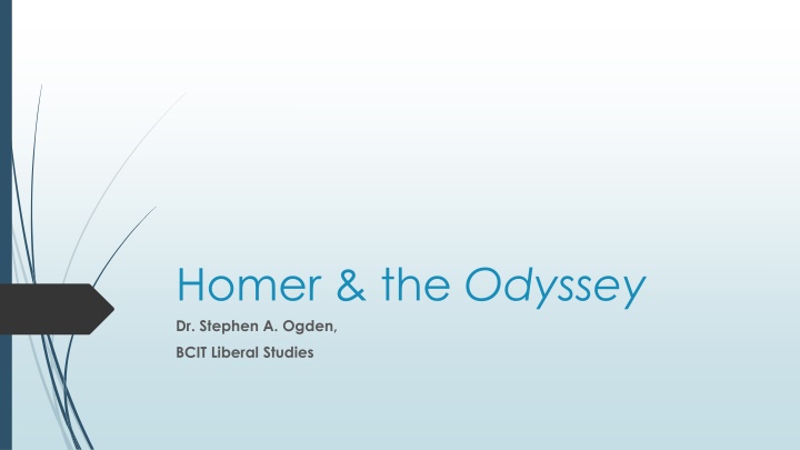 homer the odyssey dr stephen a ogden