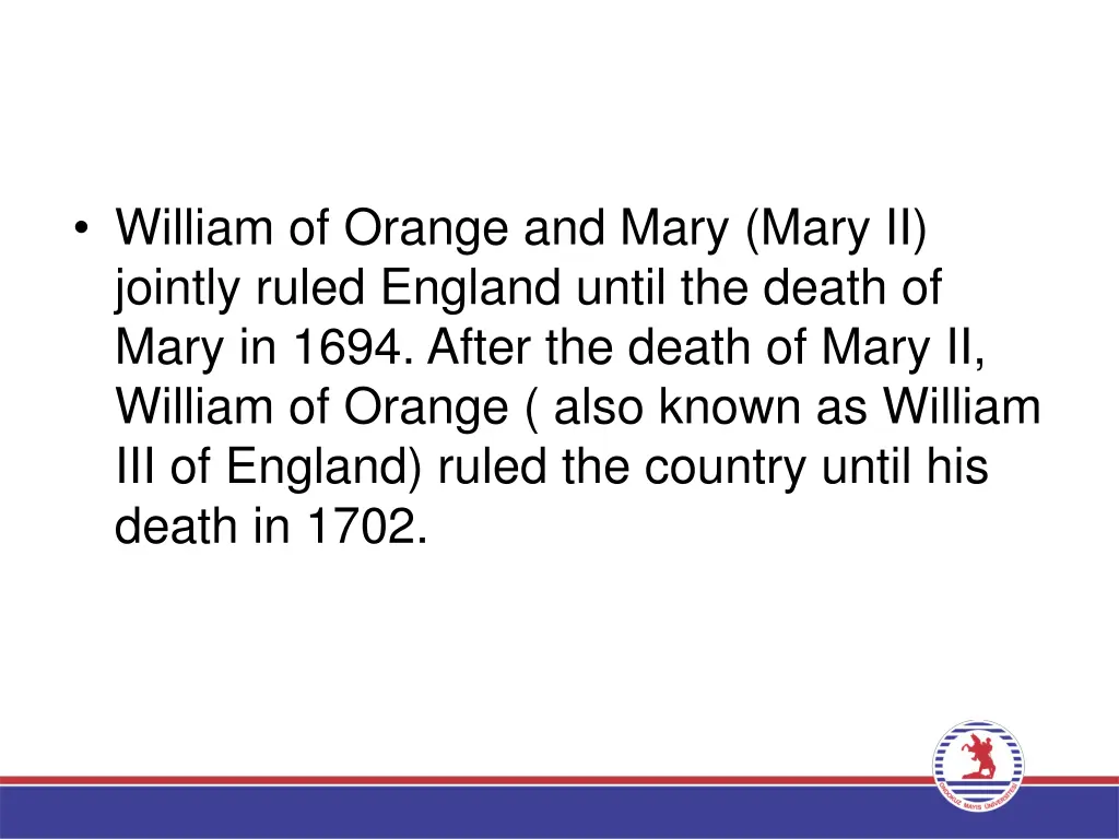 william of orange and mary mary ii jointly ruled