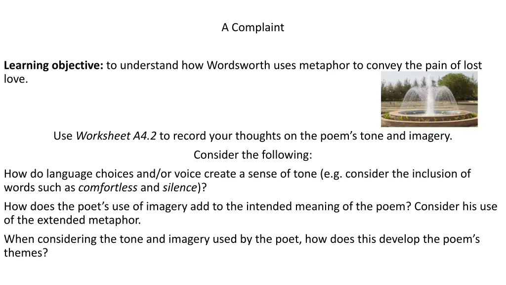 a complaint 6