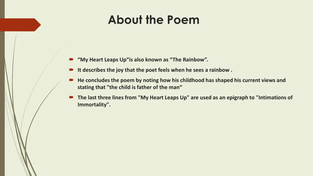 about the poem