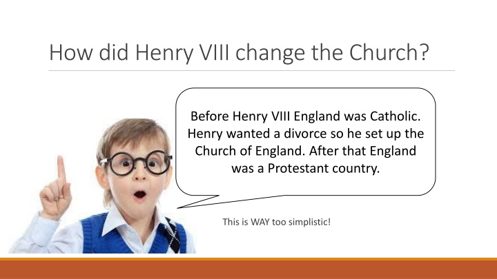 how did henry viii change the church